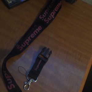 New supreme lanyard